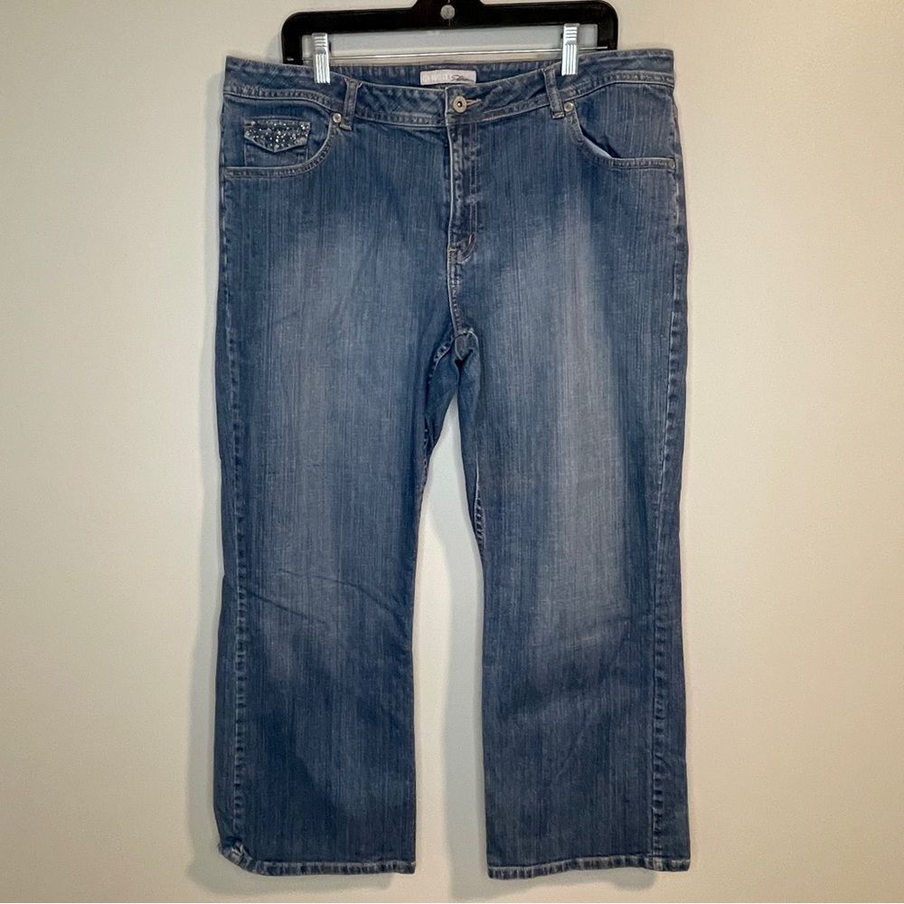 Chico’s Platinum Blue Jeans Size 3 Short